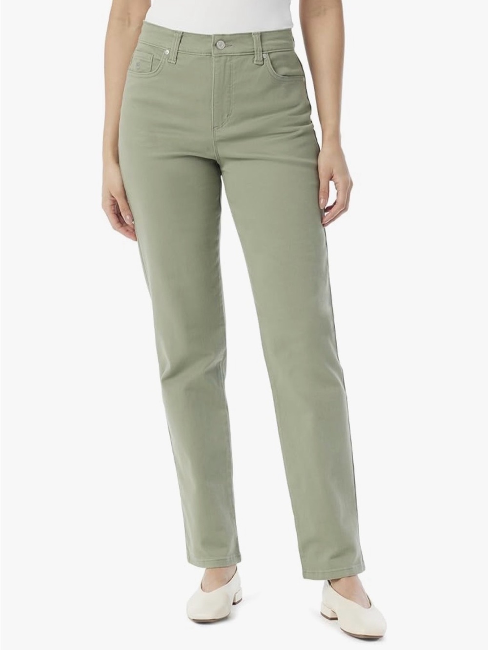 Gloria Vanderbilt Amanda sage high-rise curvy tapered jeans - 14